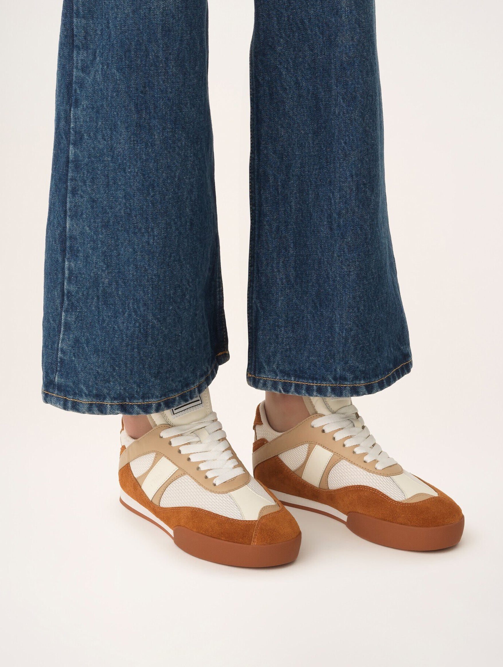 Chloé Kick Sneaker in Rusted Brown