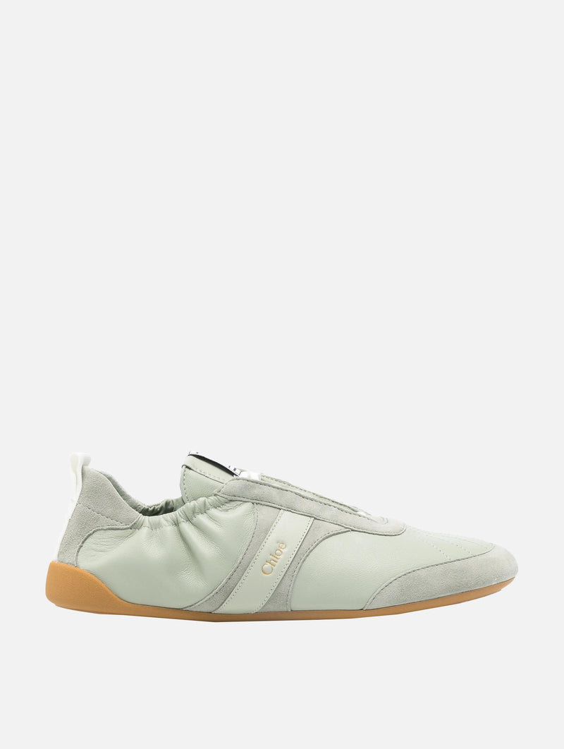 Chloé Kick Sneaker in Sage Green