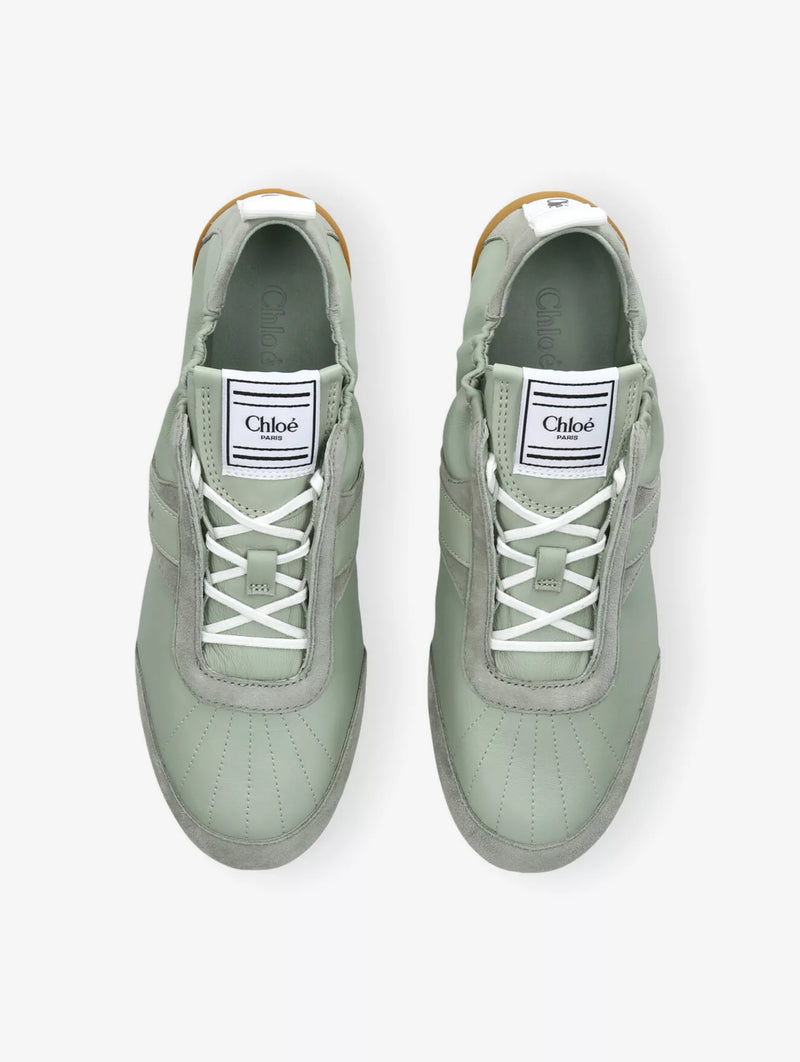 Chloé Kick Sneaker in Sage Green