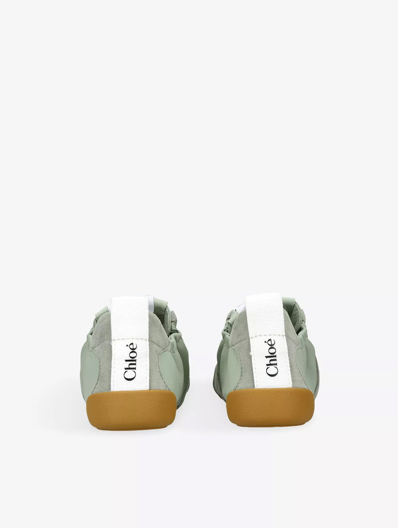 Chloé Kick Sneaker in Sage Green