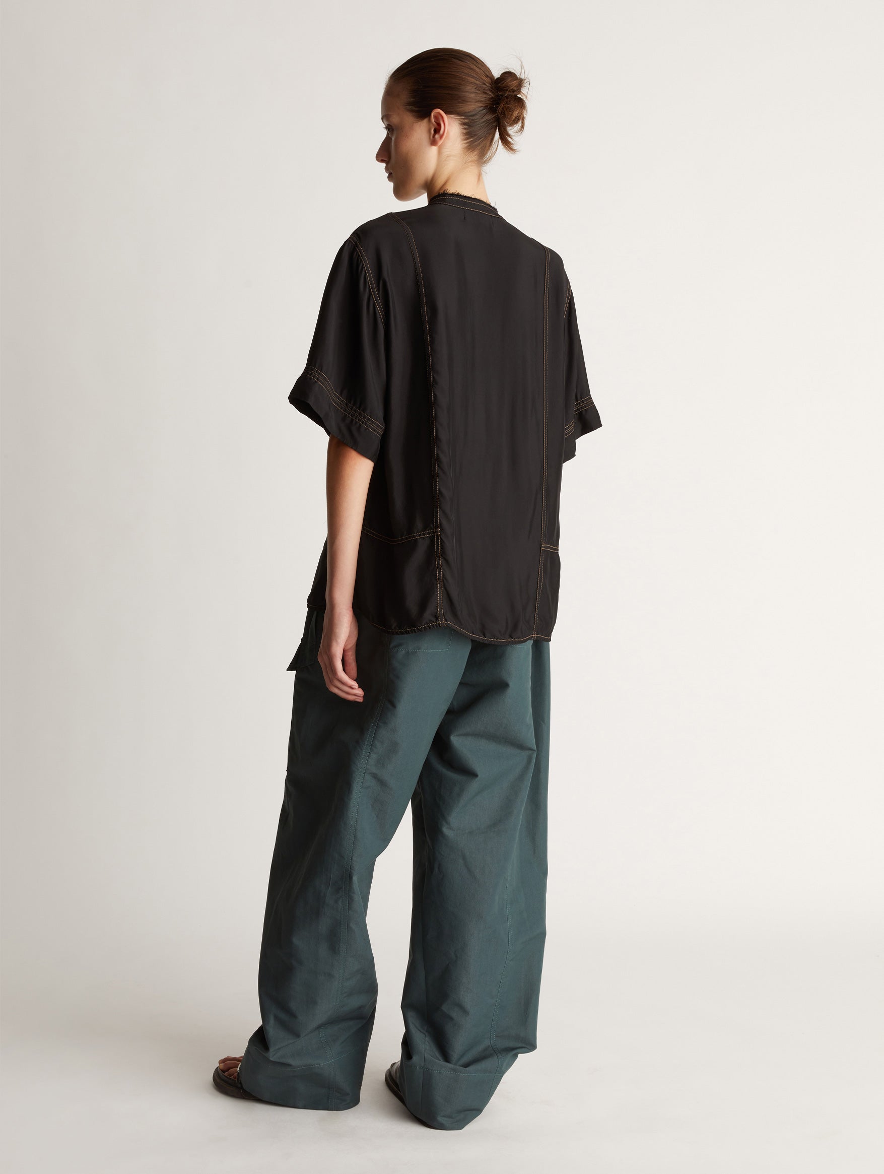 Kilne Short Sleeve Shirt in Black