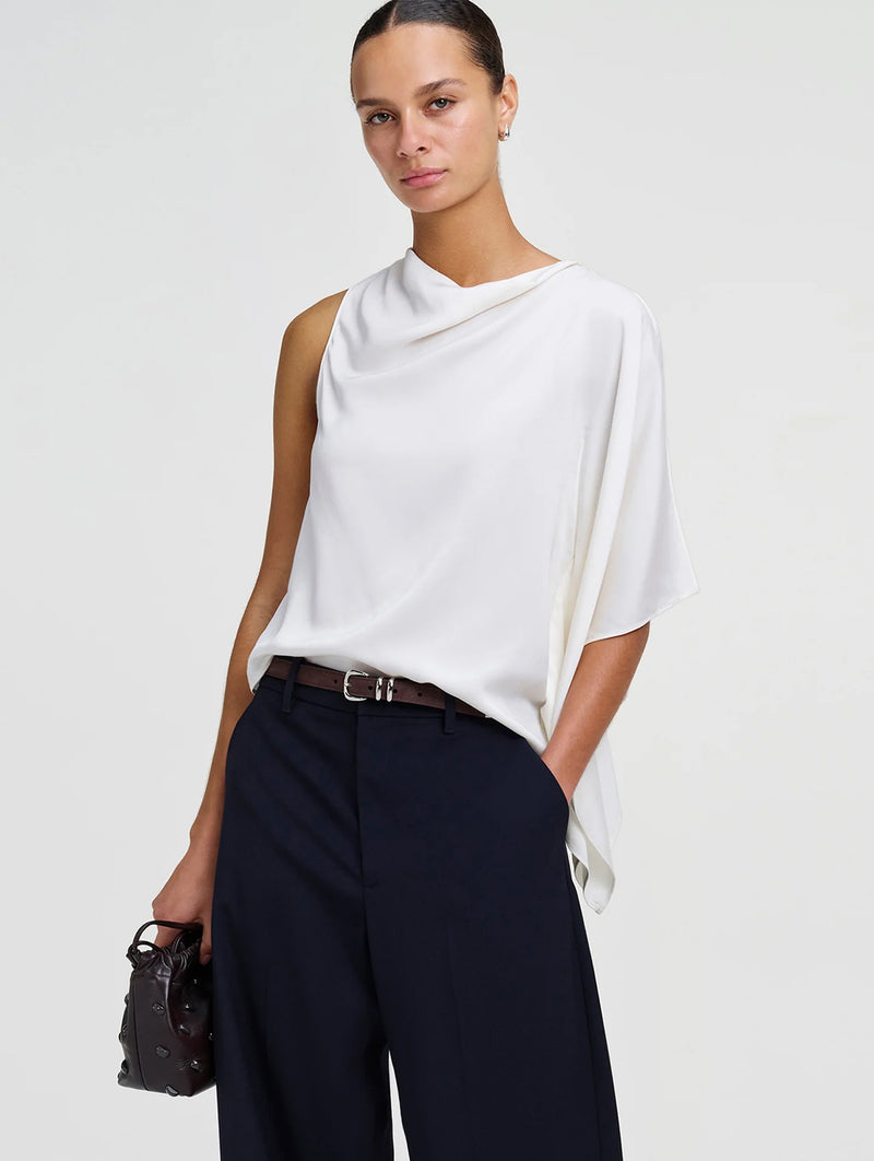 Kit Asymmetric Top in Off White