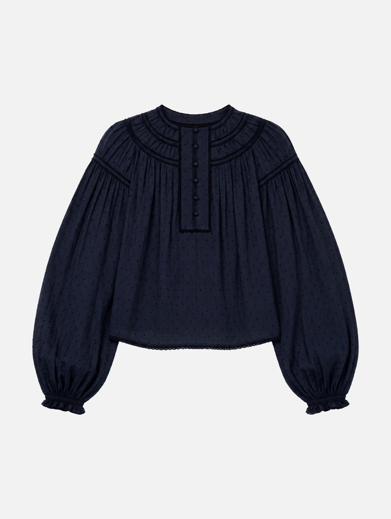 Klara Cotton Blouse in Nightfall