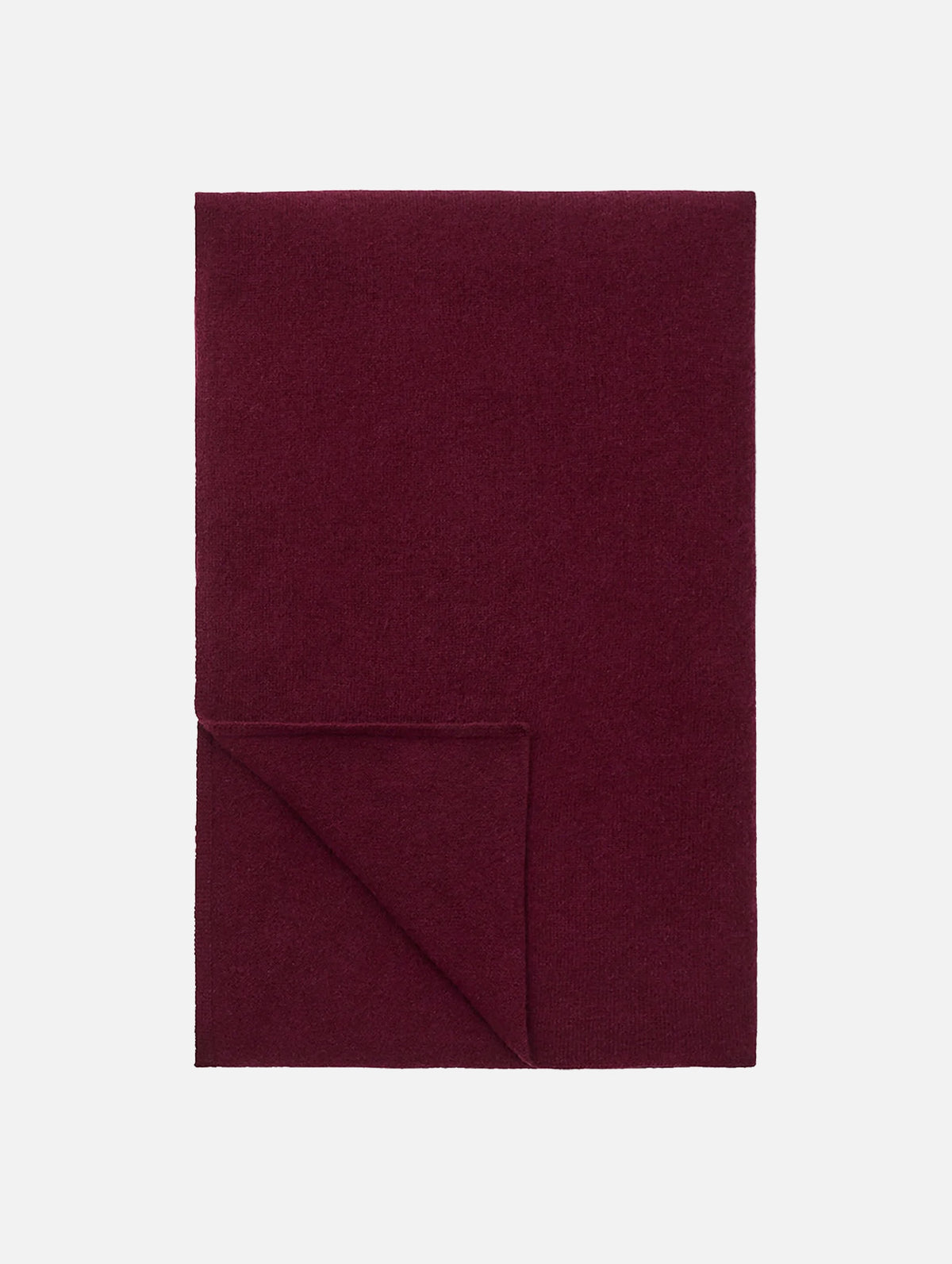 Knitted Scarf in Bordeaux