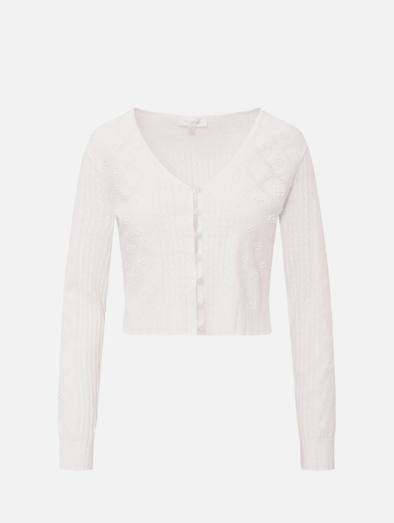 Laken Cardigan in Off White
