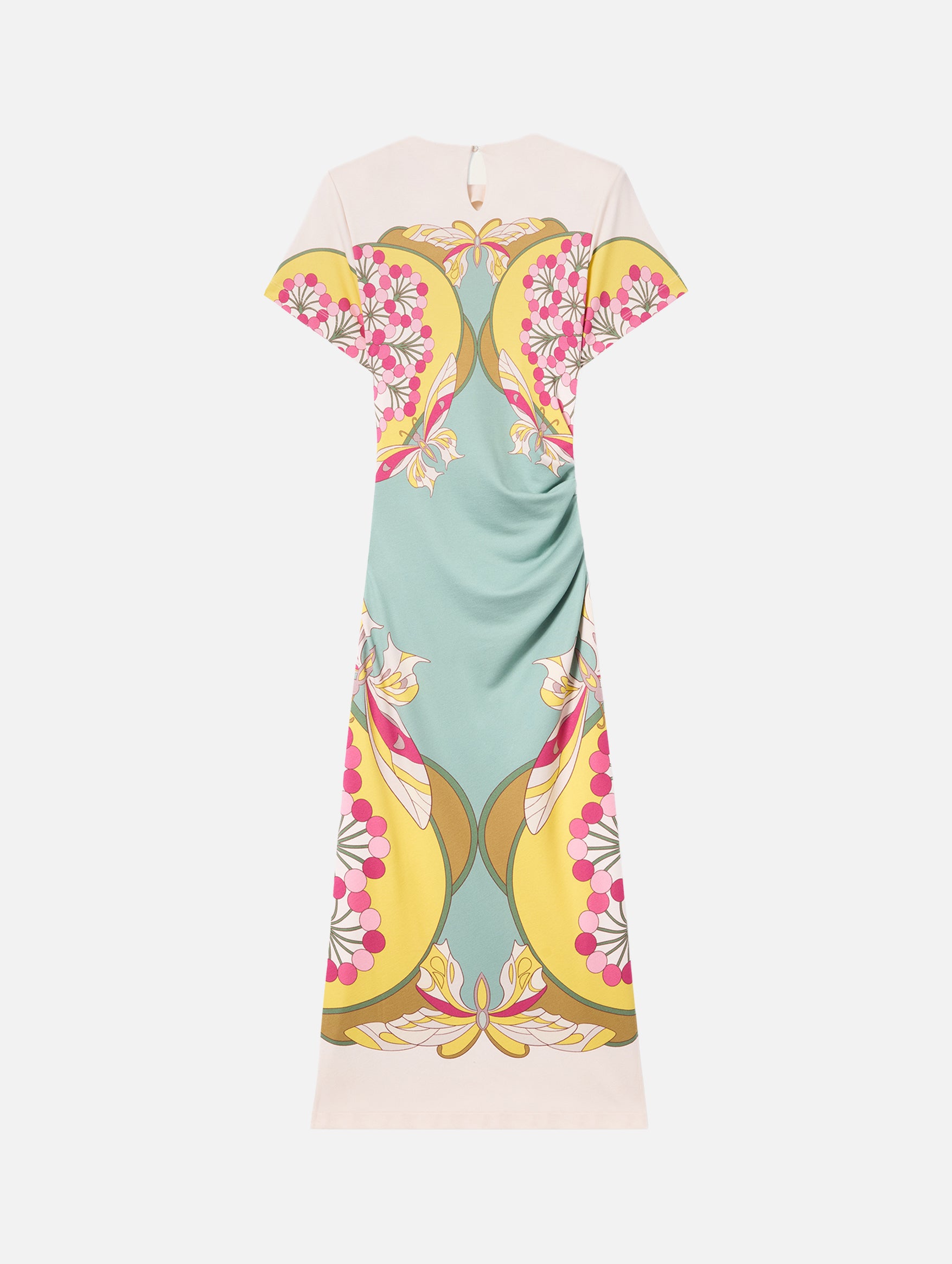 Lela Dress in Florette Placée Fuchsia