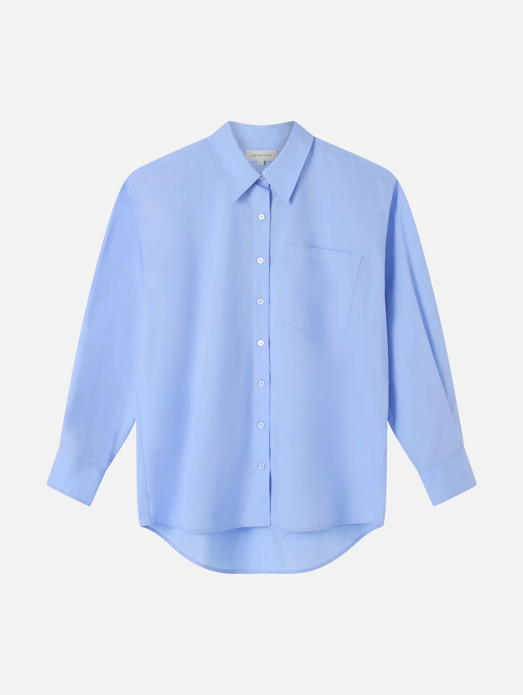 LM Embroidered Shirt in Cornflower