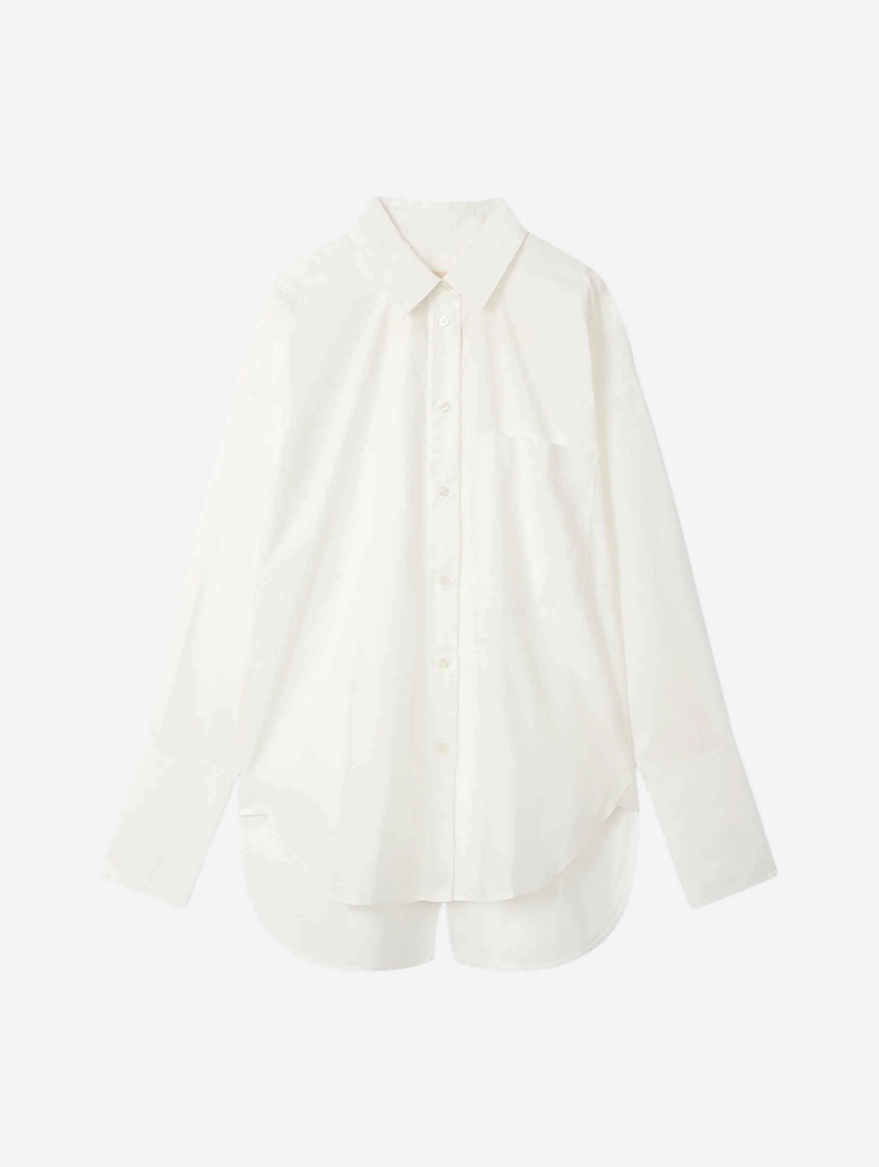 LM Poplin LS Shirt in Natural