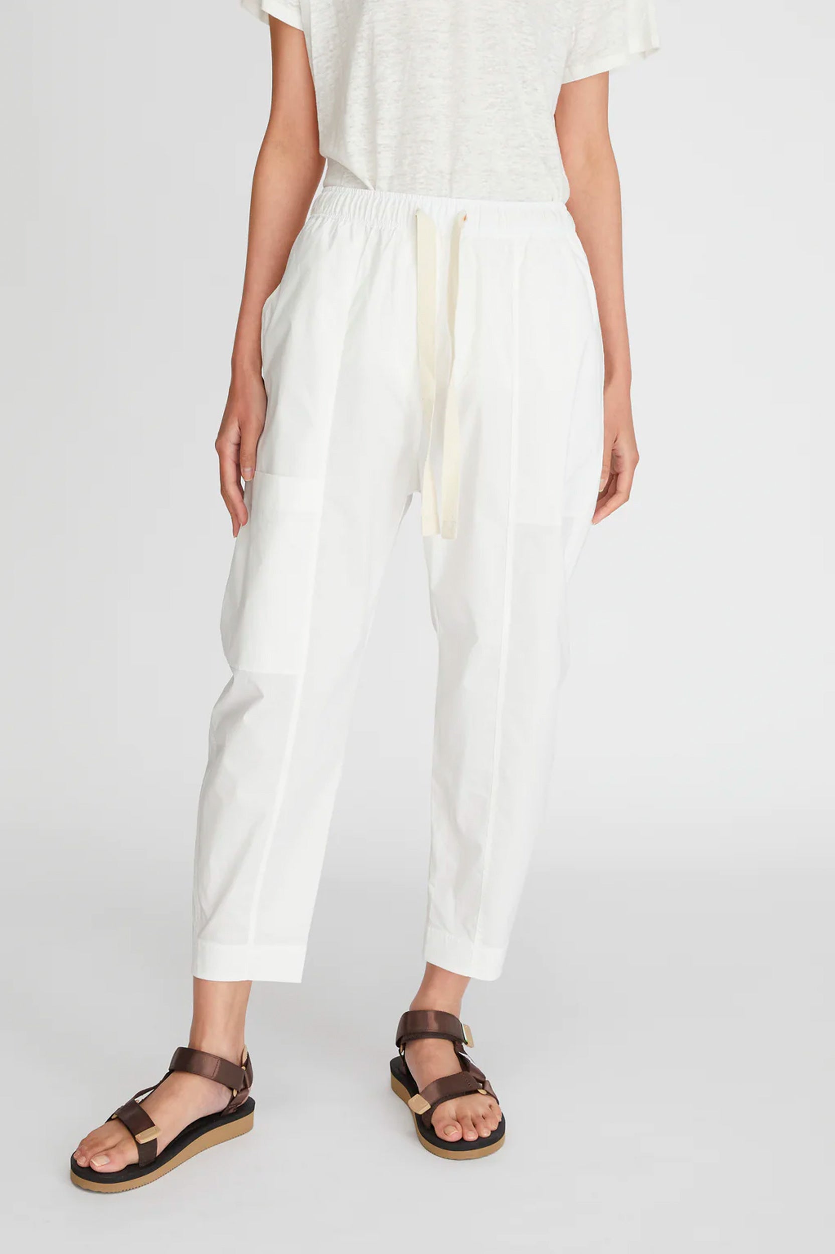 LM Poplin Pant in Natural