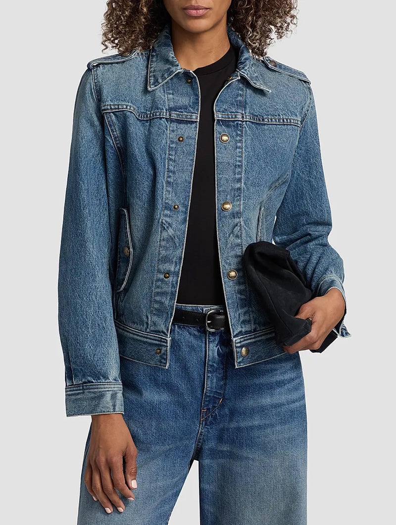 Lorraine Denim Jacket in Rosebowl Wash