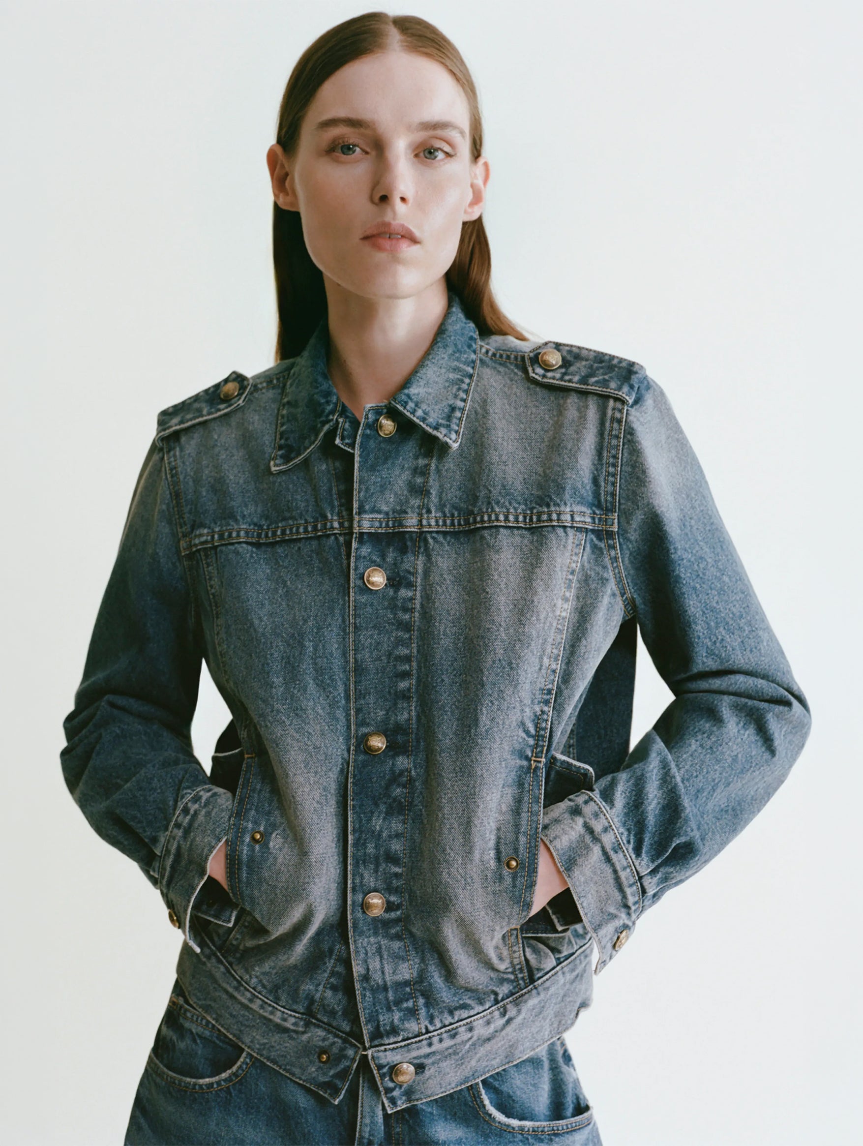 Lorraine Denim Jacket in Rosebowl Wash