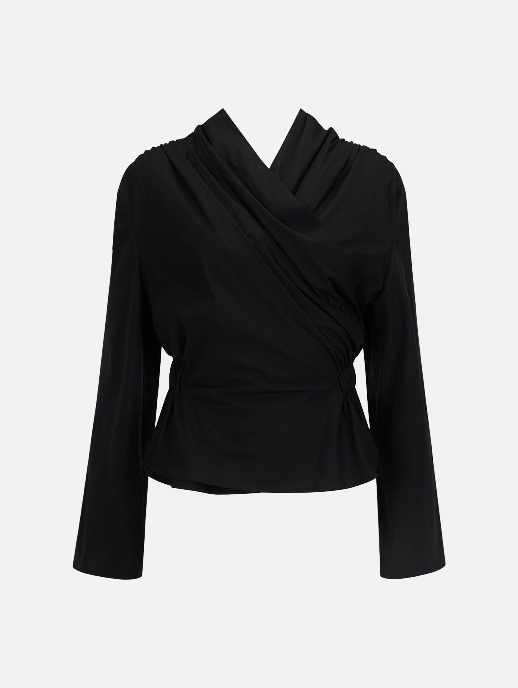 Long Sleeve Chaimberlain Top in Black