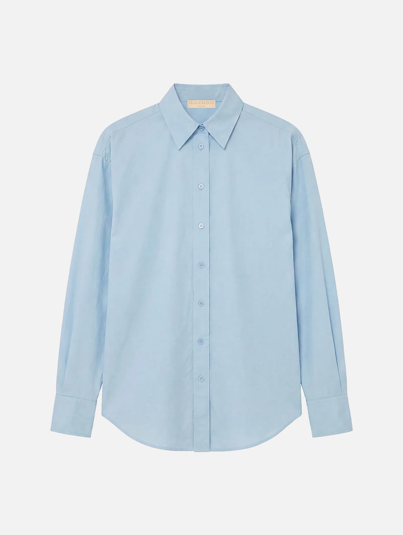 Laia Cotton Shirt in Heron