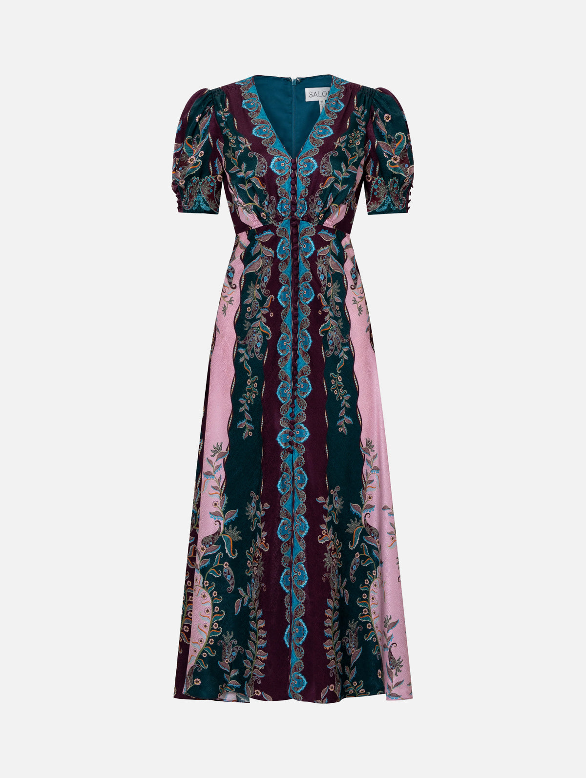 Lea Long Dress in Boteh Garden