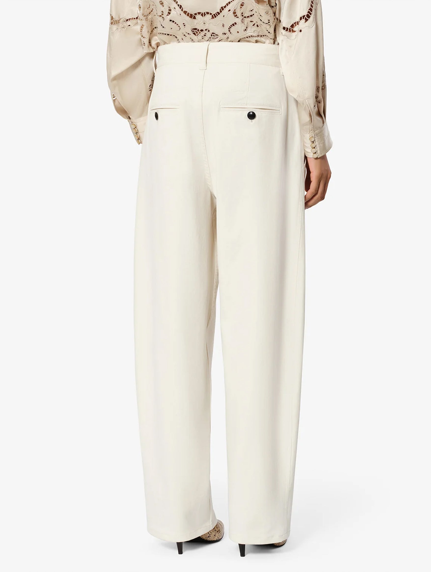 Lenadia Pants in Ecru