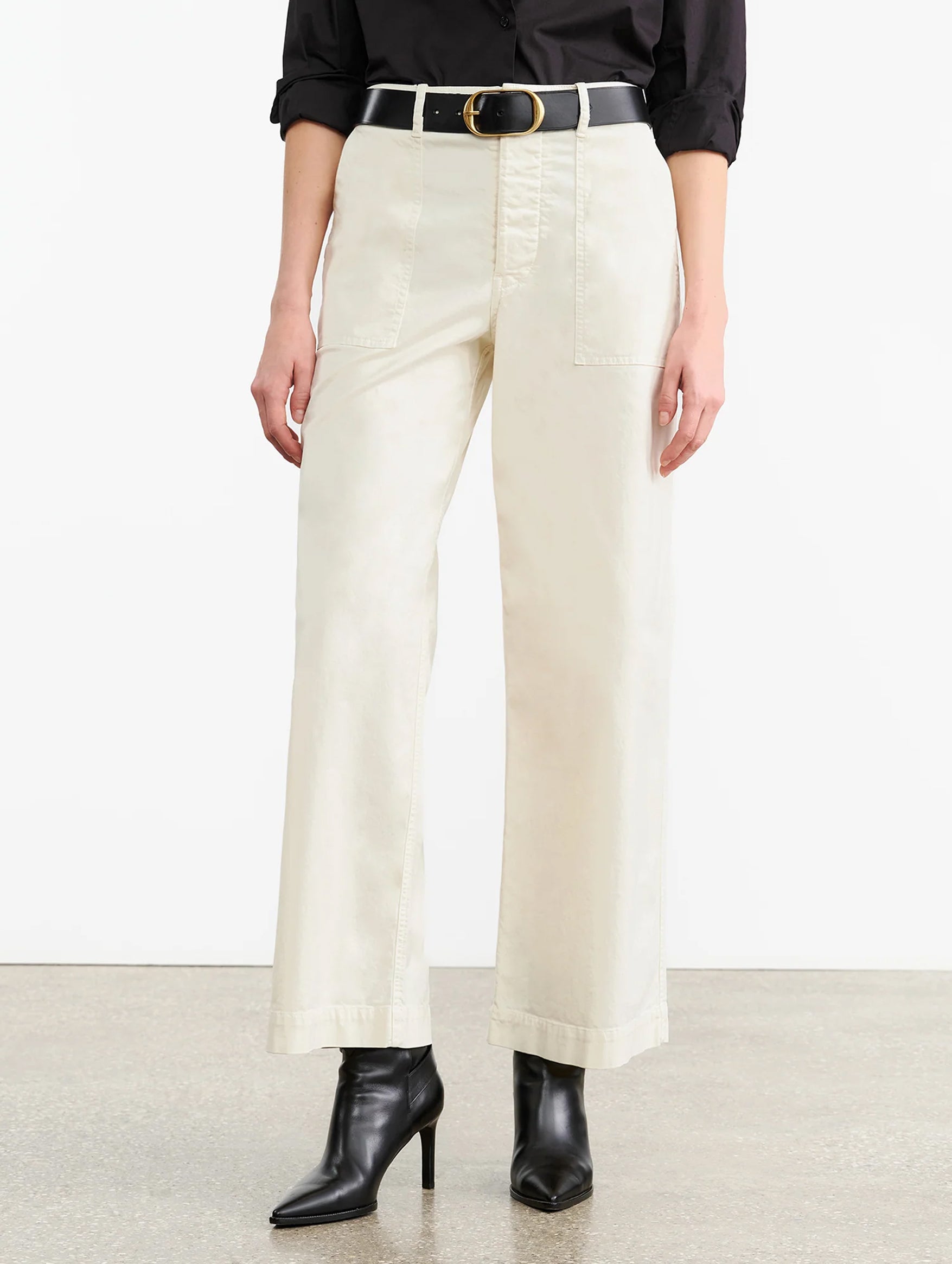 Leon Boy Pant in Stone