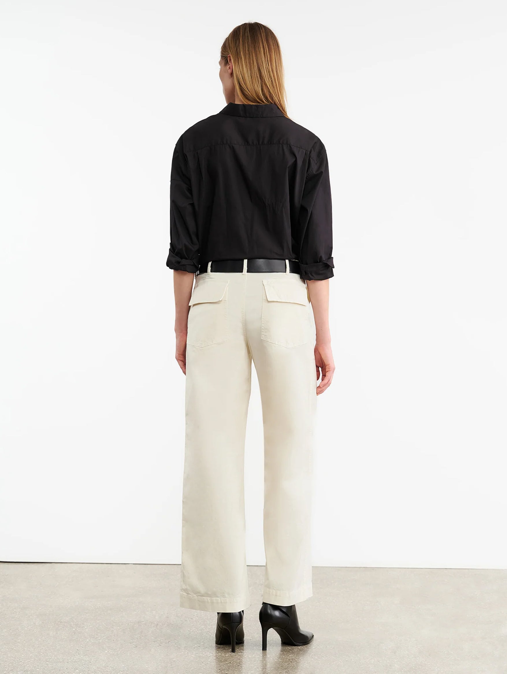 Leon Boy Pant in Stone