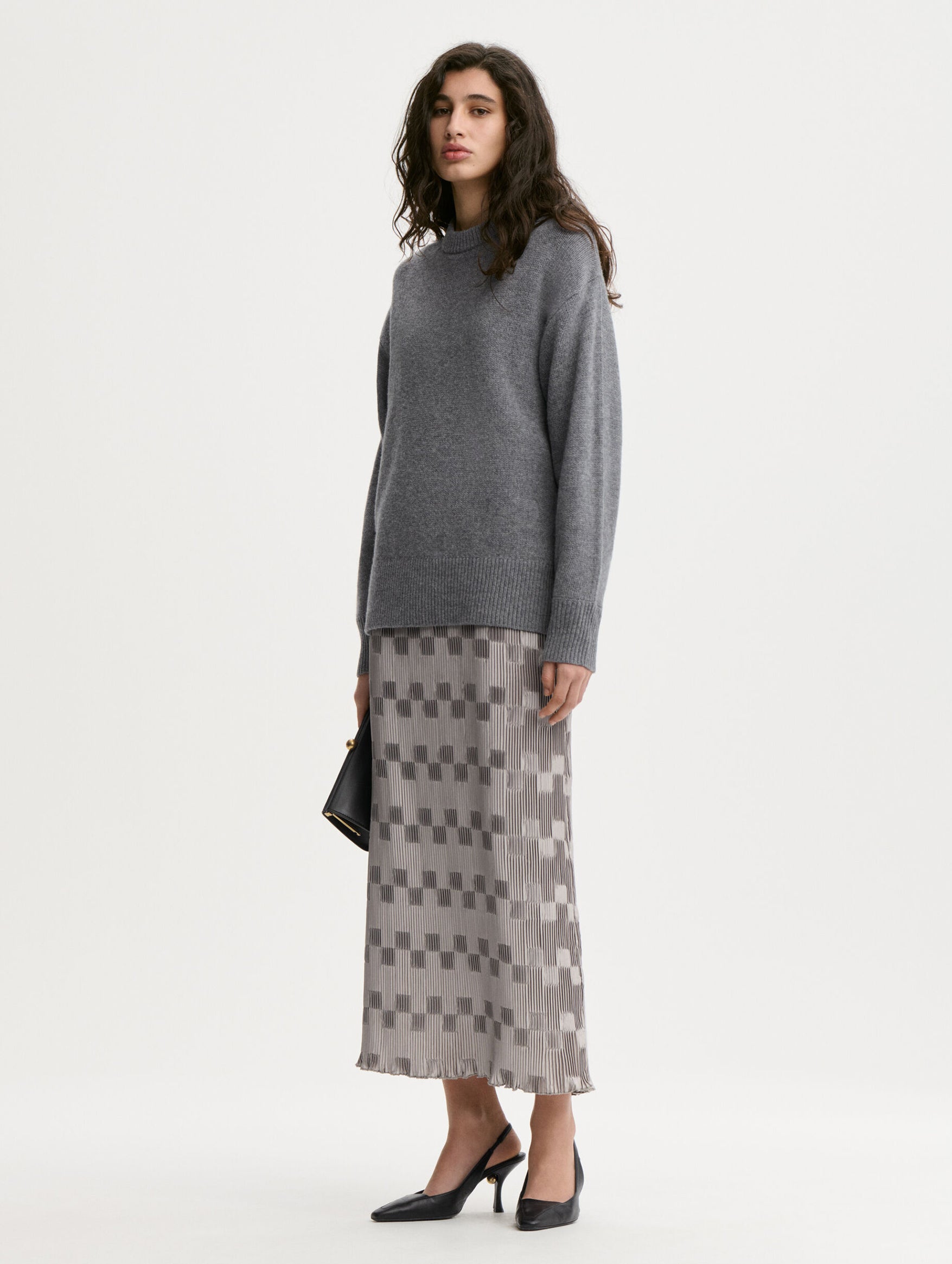 Lian Skirt in Paloma Grey
