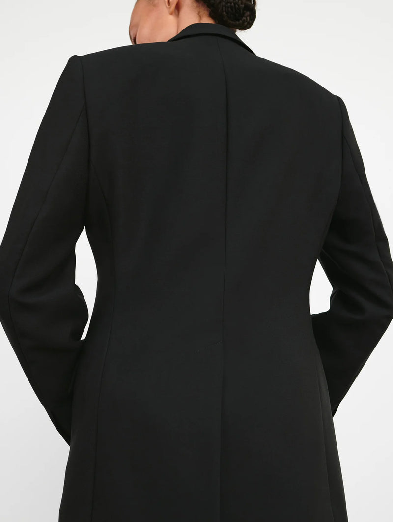 Light Longline Blazer in Black