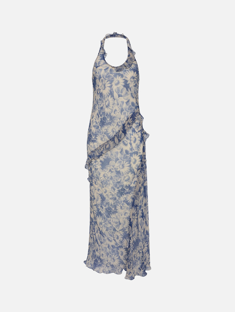 Lilia Halter Maxi Dress in Daisy Meadow