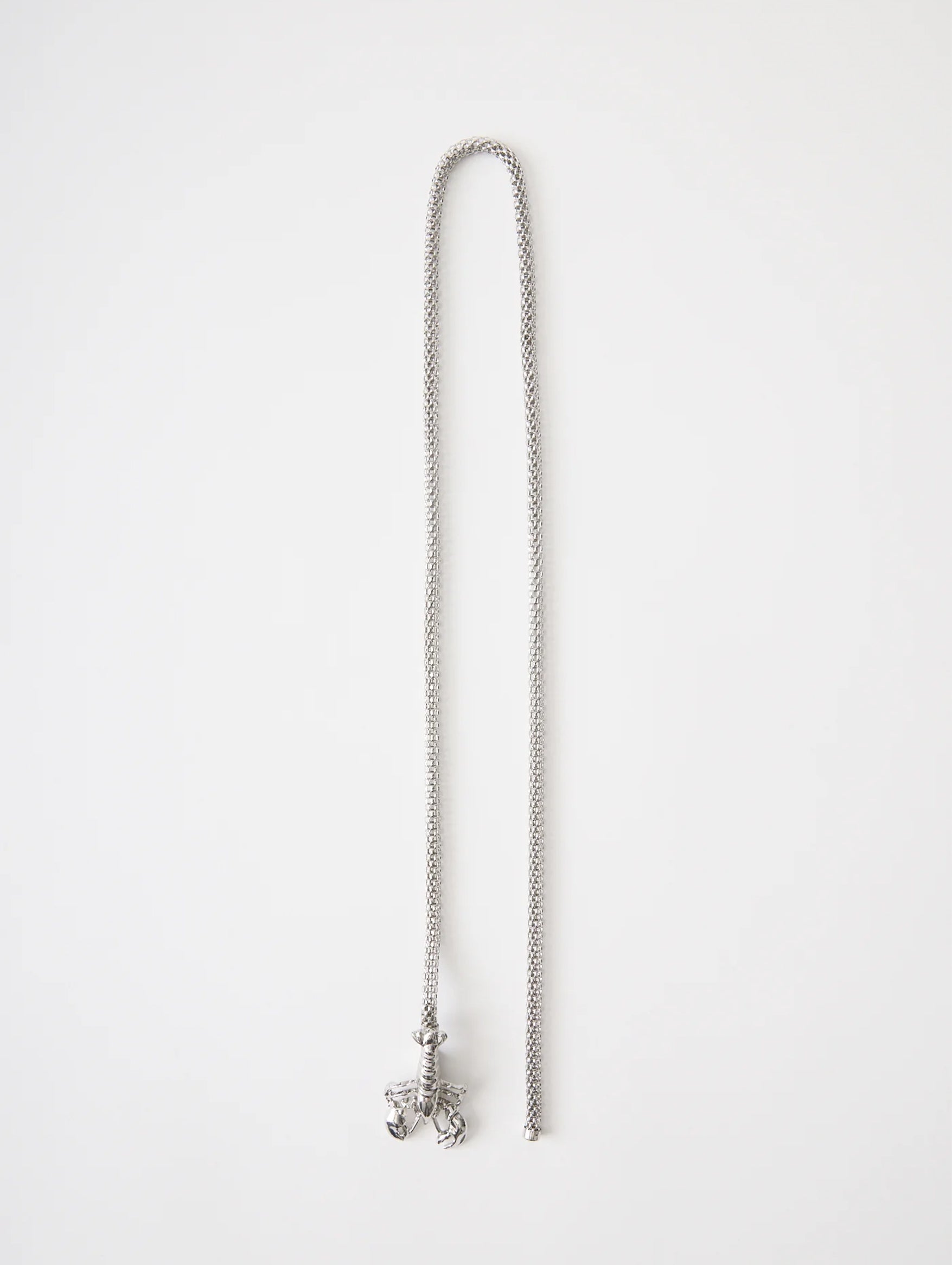 Lobster Belt Short in Silver