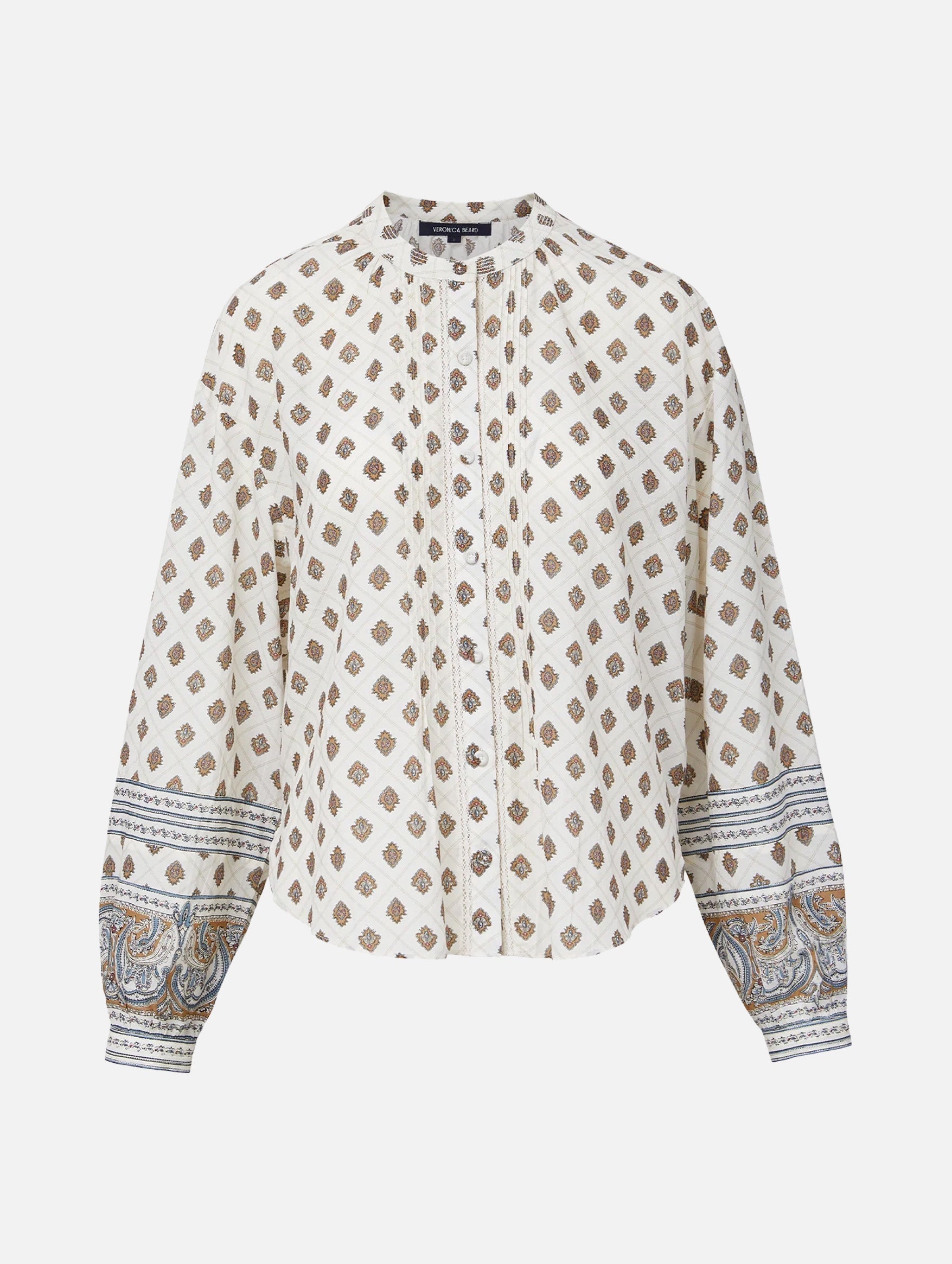Lollie Blouse in Dove Paisley