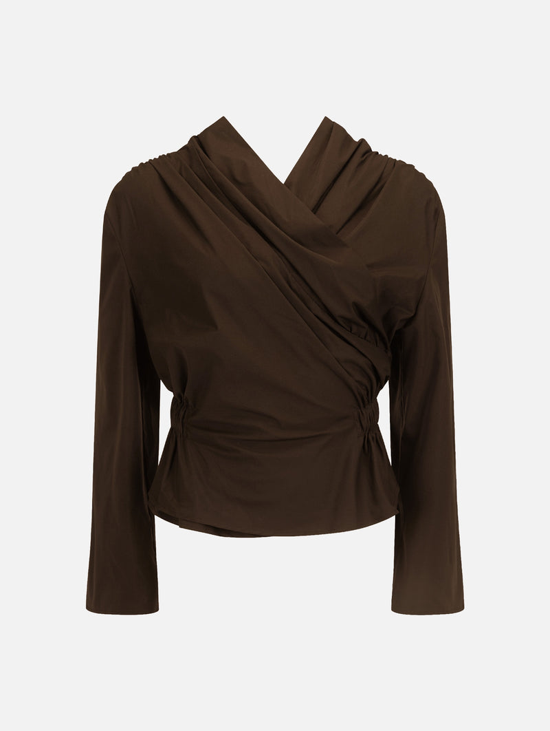 Long Sleeve Chaimberlain Top in Hickory