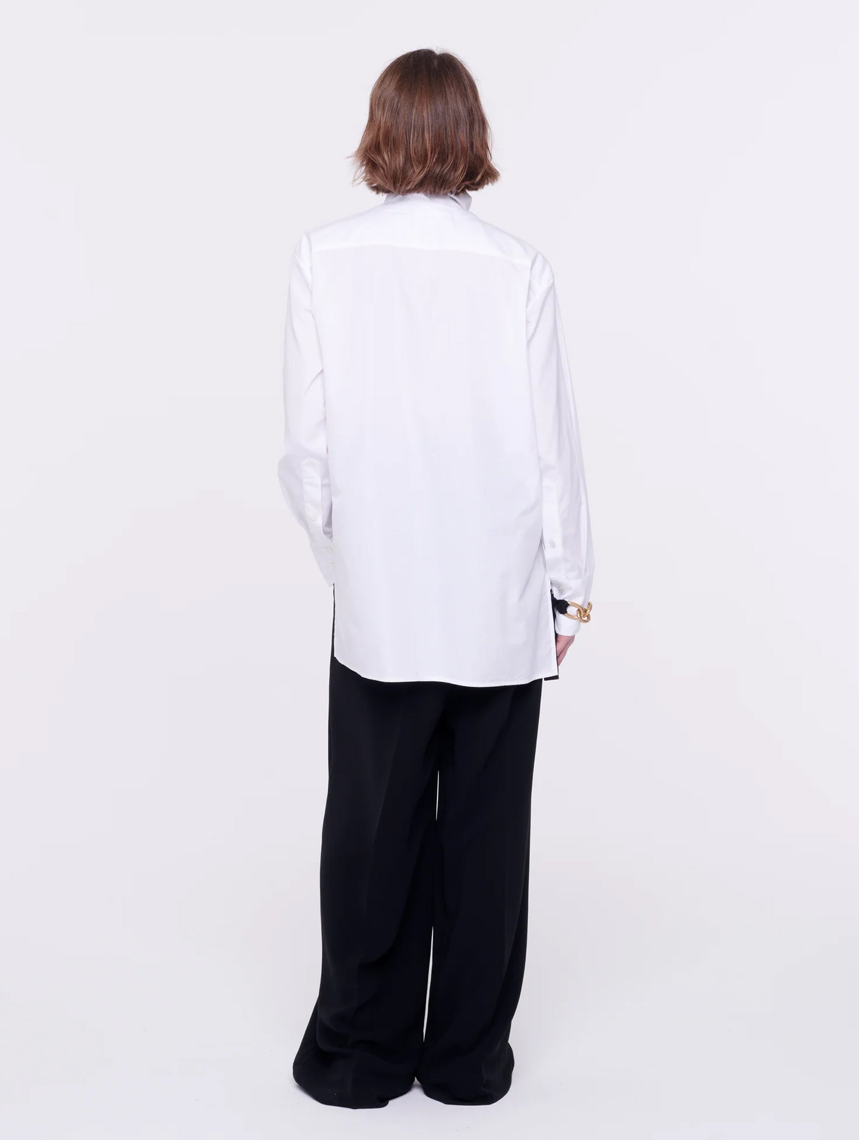 Ripstop Cotton Shirt in Optical White