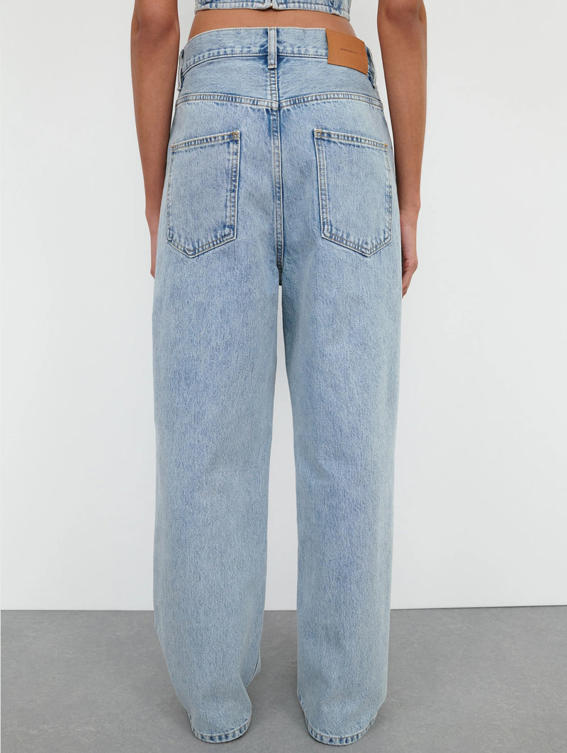 Low Rise Jean in Blue Denim