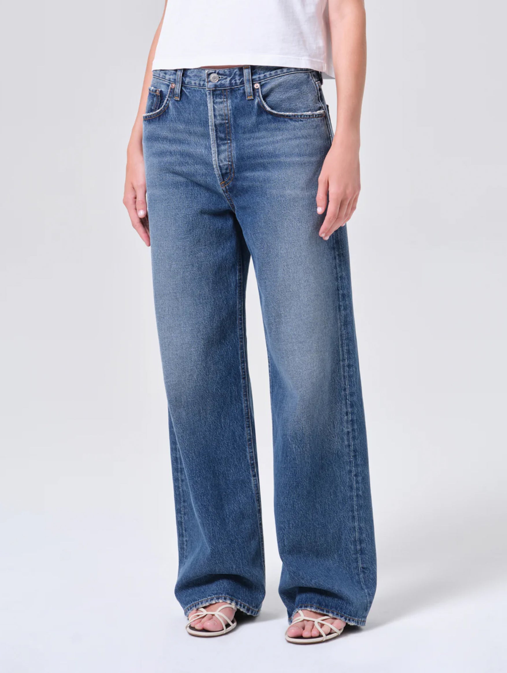 Low Slung Baggy Jean in Selection