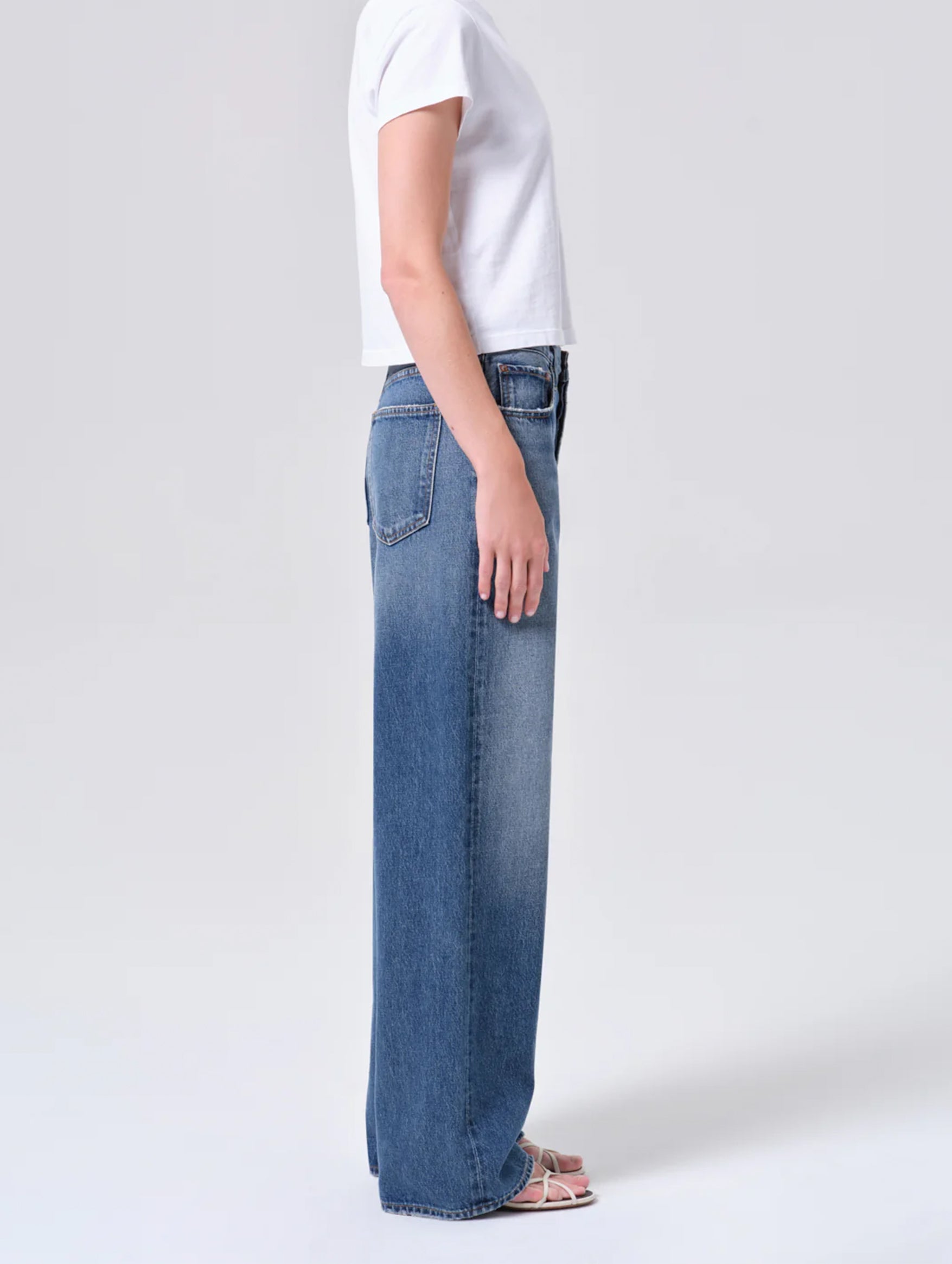 Low Slung Baggy Jean in Selection