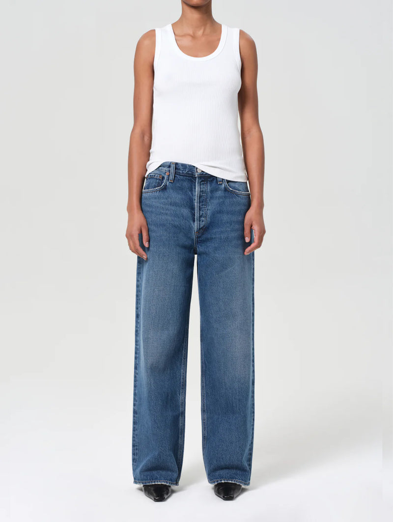 Low Slung Baggy Jean in Essence