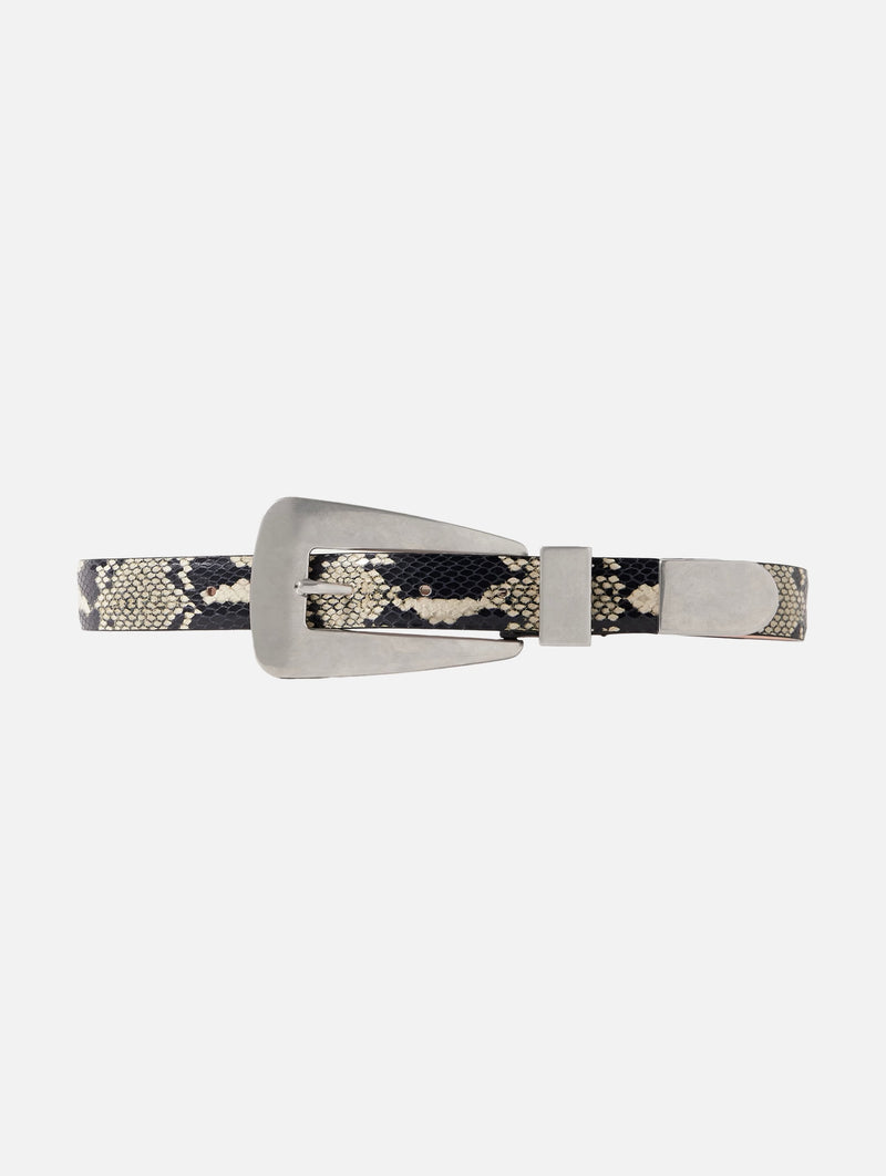 Lucca Belt in Natural Python