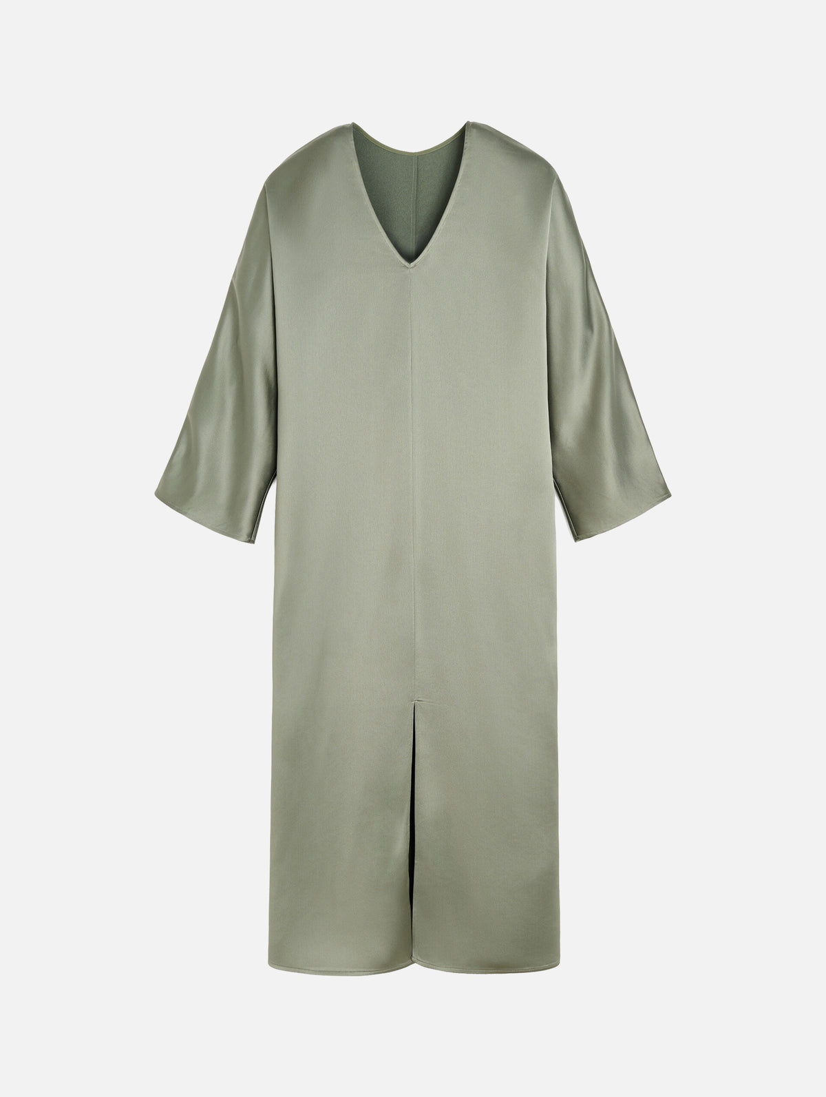 Lucina Maxi Dress in Deep Lichen Green