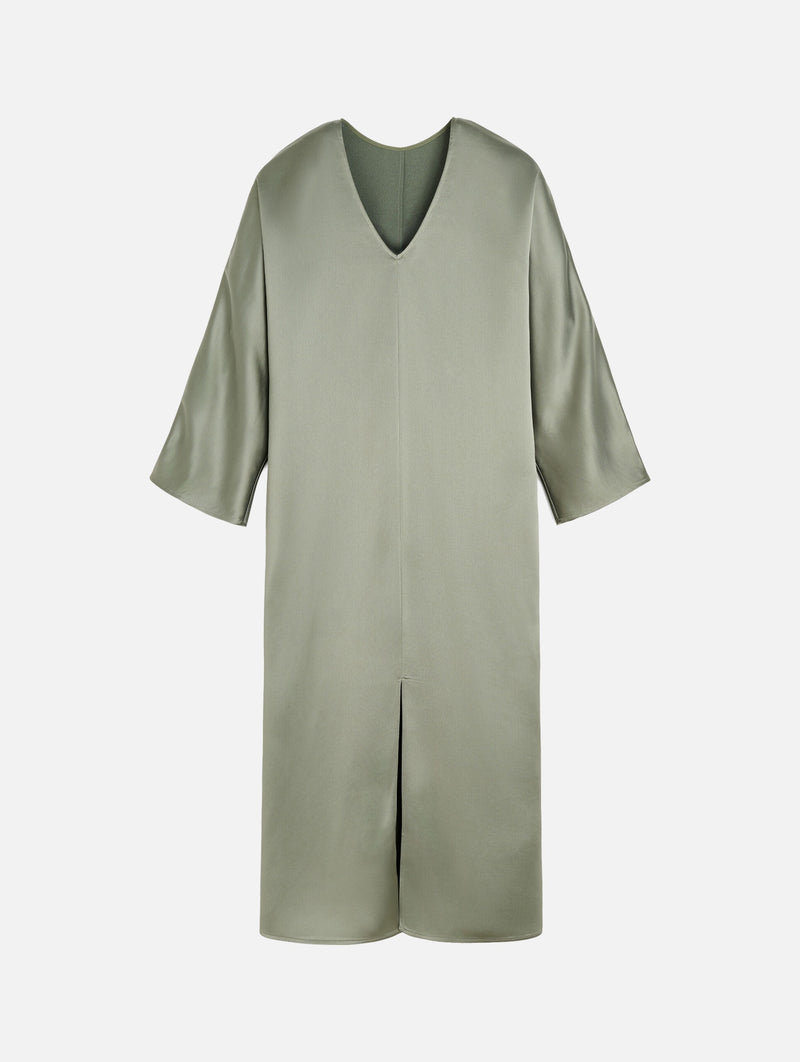 Lucina Maxi Dress in Deep Lichen Green