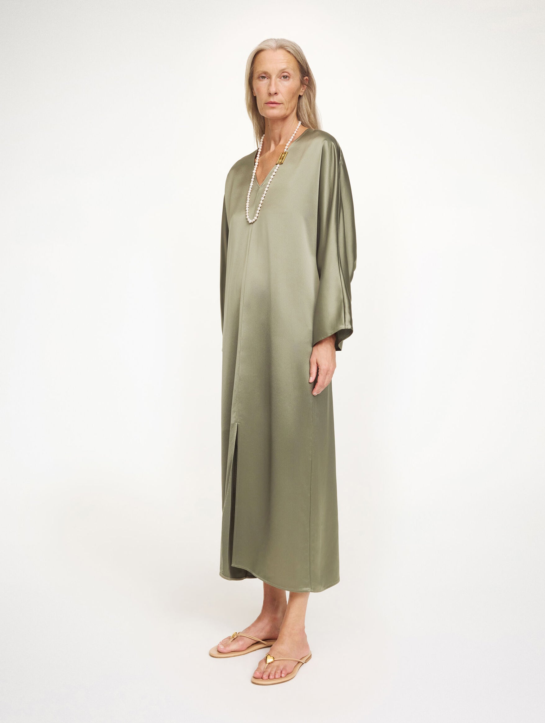 Lucina Maxi Dress in Deep Lichen Green Muse Boutique Lucina Maxi Dress in Deep Lichen Green Muse Boutique