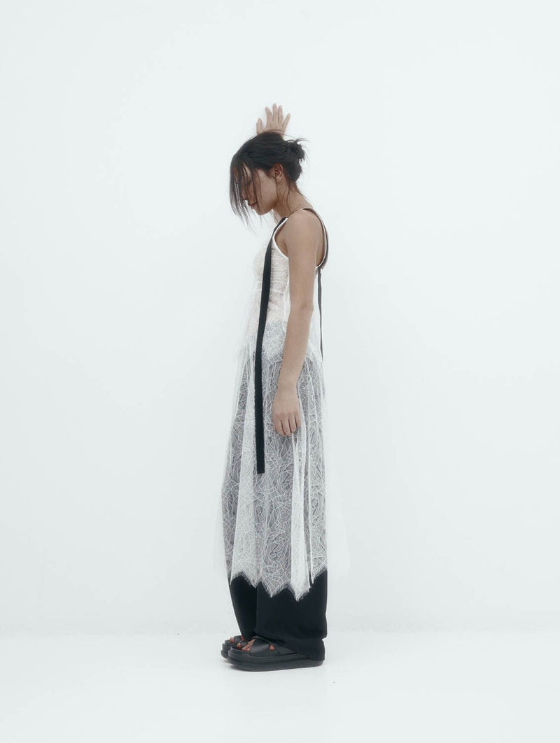 Lucinda Dress in White Lace
