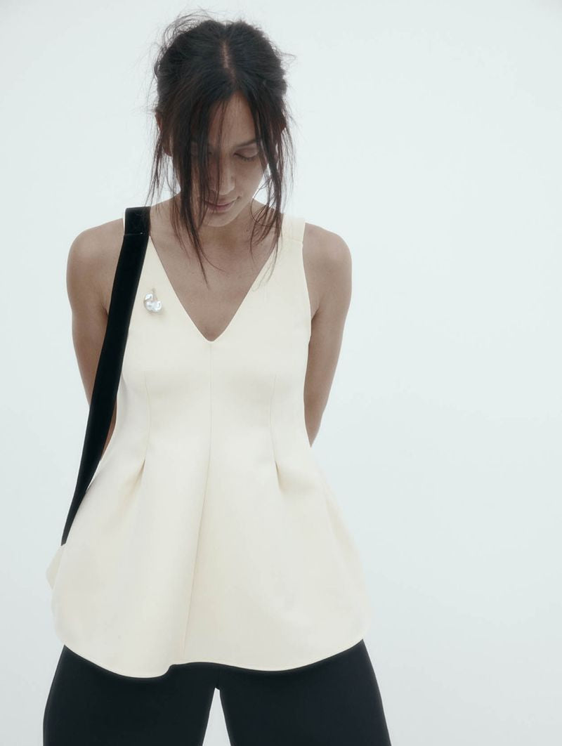 Lucinda Top in Bone