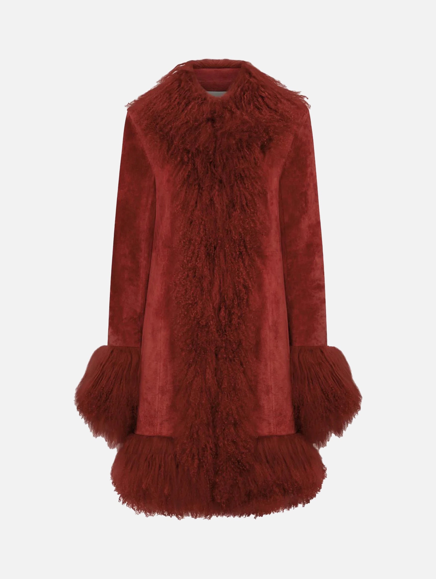 Lulu Coat in Cherry Red