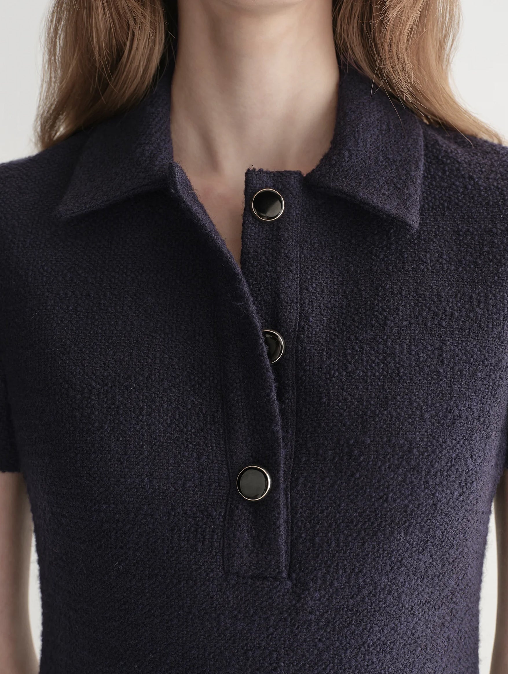 Marcie Dress in Deep Navy