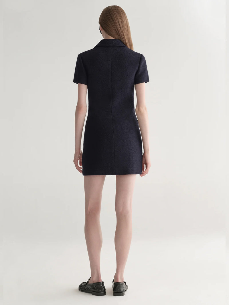 Marcie Dress in Deep Navy