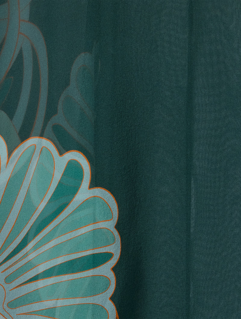Maria Cape in Blooming Tulip Placée Mint