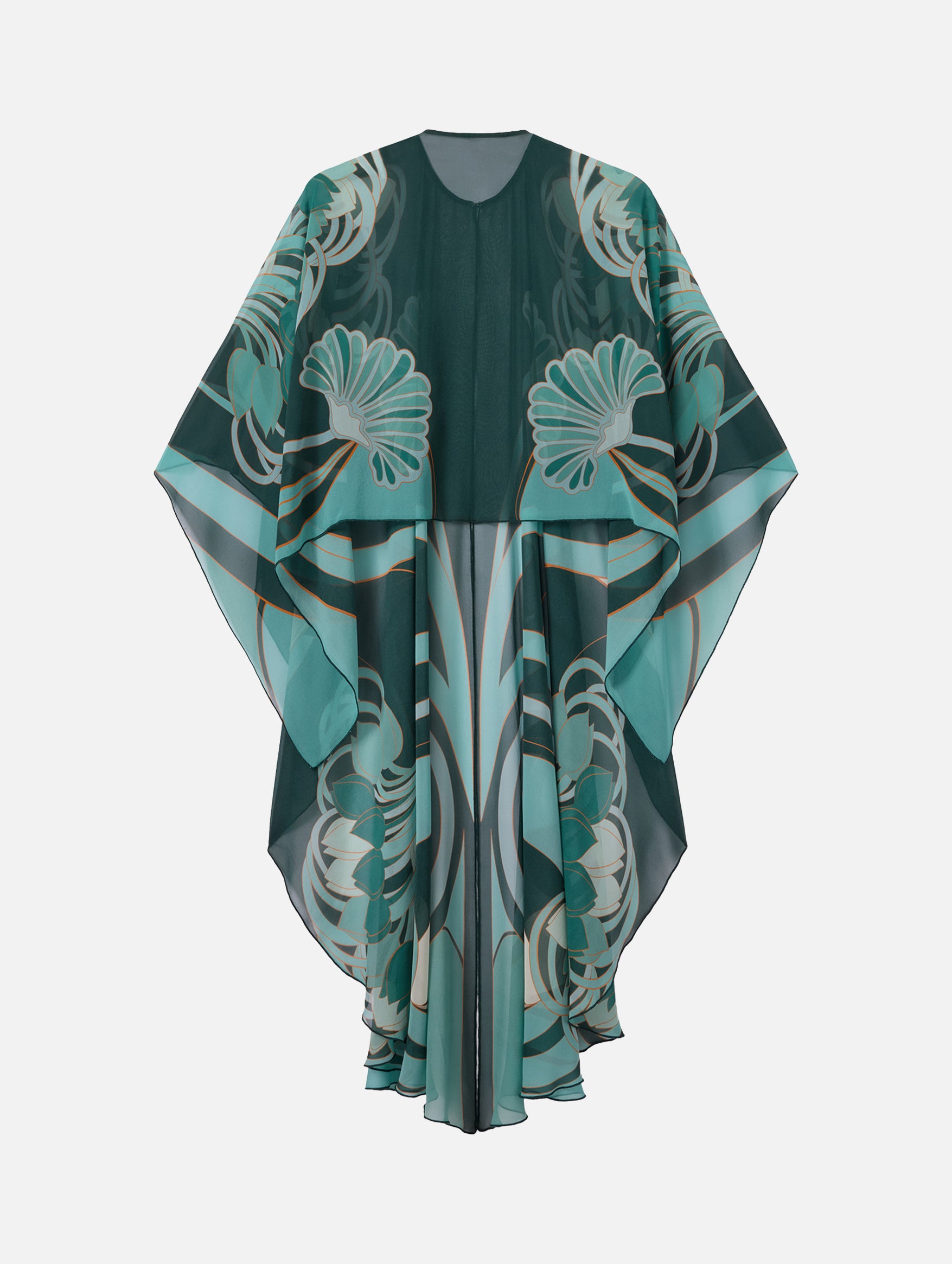 Maria Cape in Blooming Tulip Placée Mint
