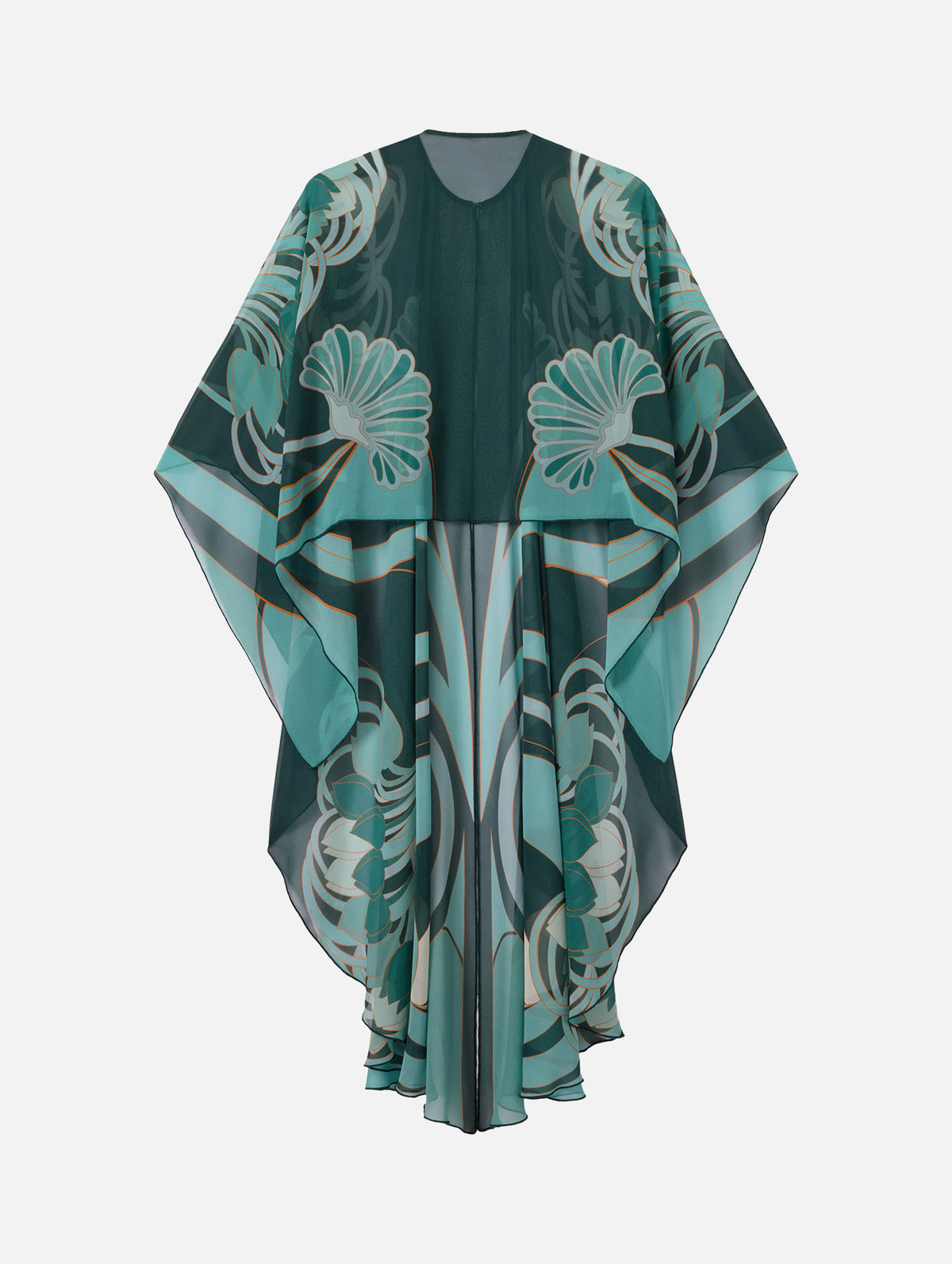 Maria Cape in Blooming Tulip Placée Mint