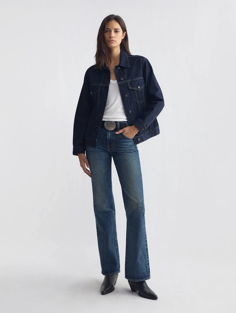 Marian Denim Jacket in Indigo Rinse