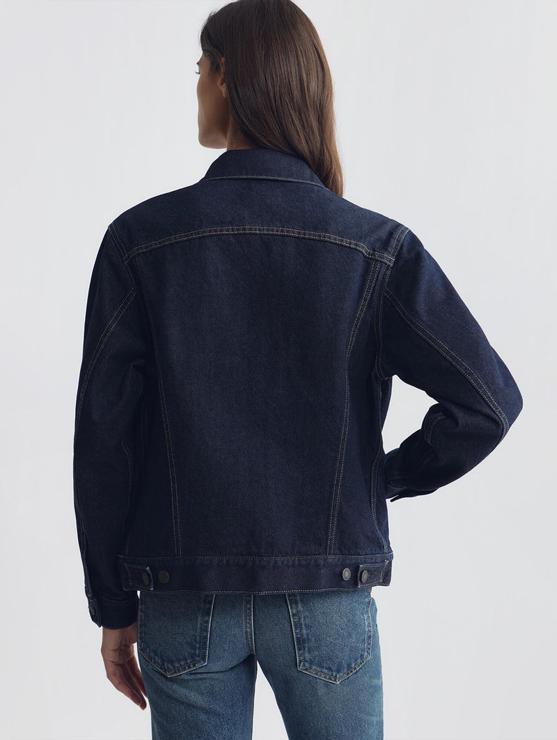 Marian Denim Jacket in Indigo Rinse