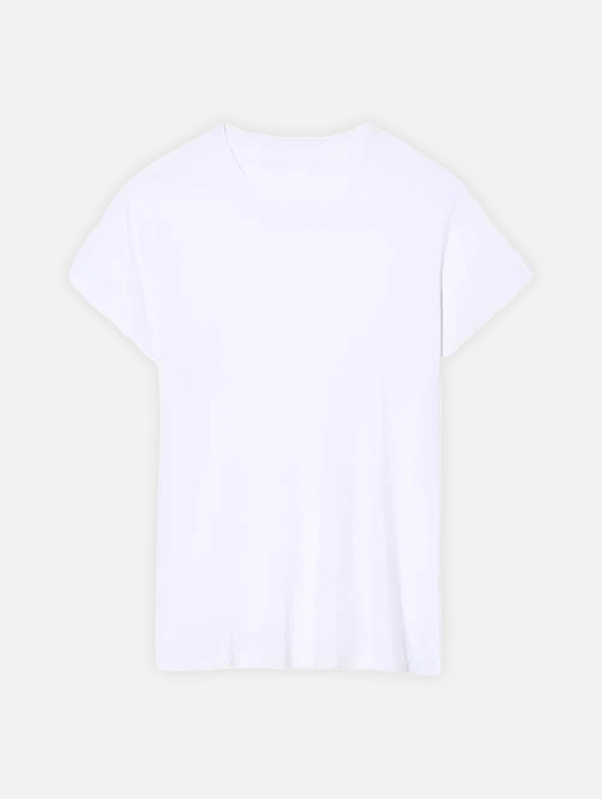 Mariela Crewneck Tee in White