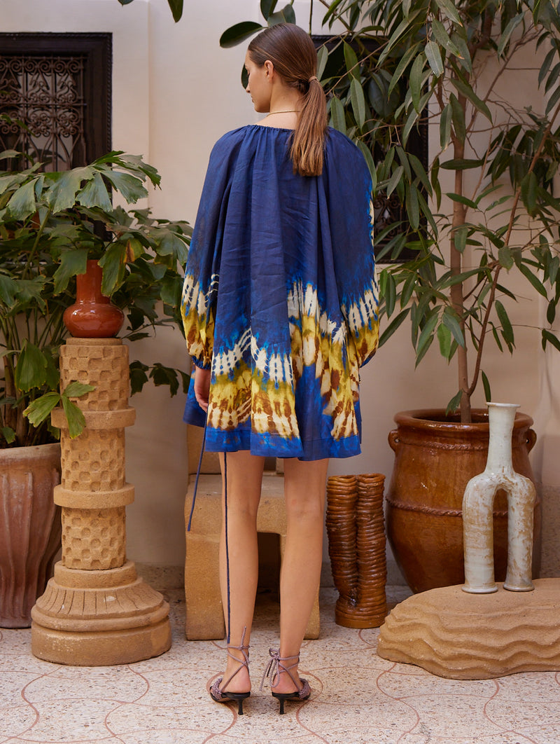 Martine Mini Dress in Navy