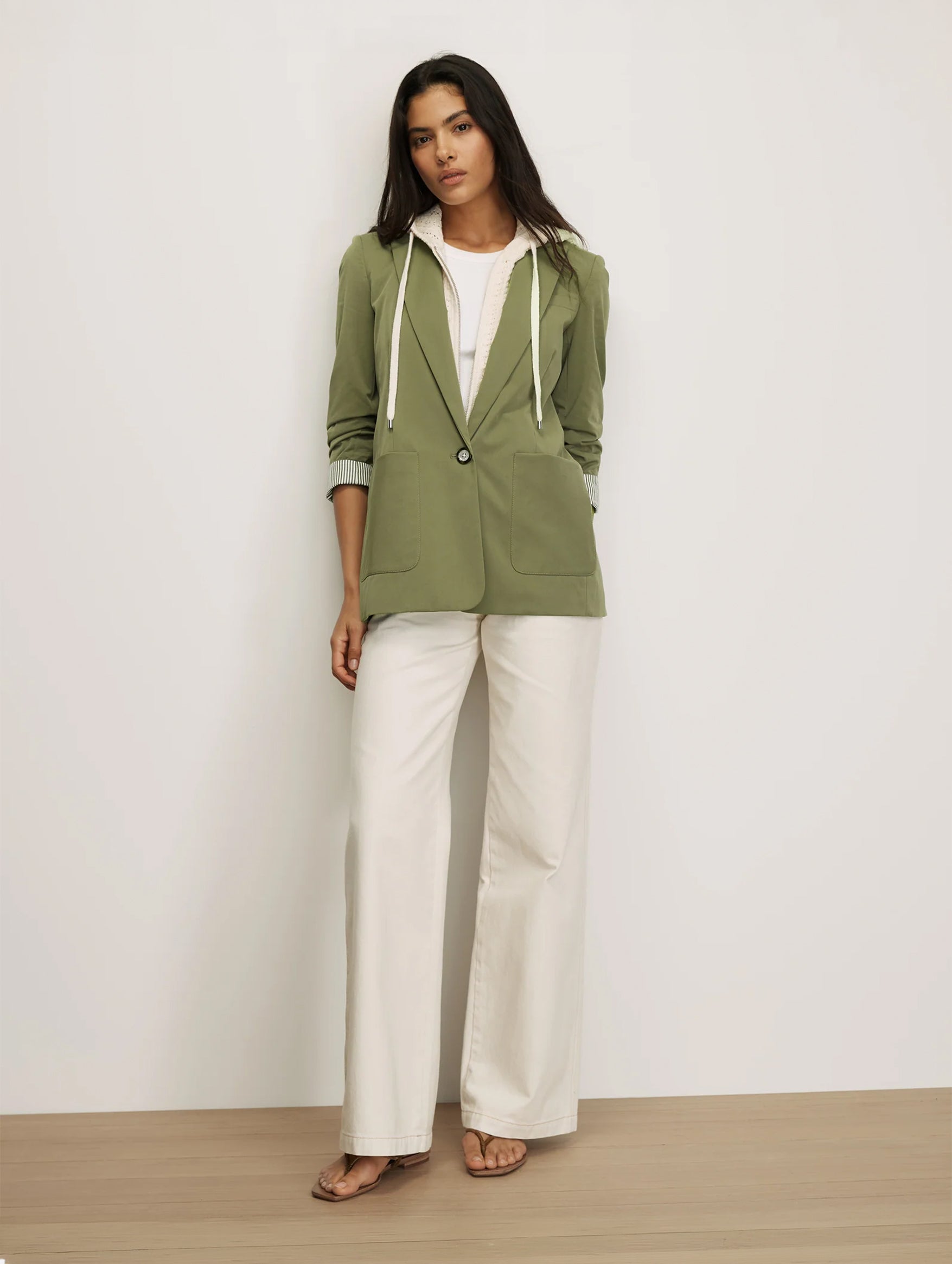 McAllin Dickey Jacket in Stone Army