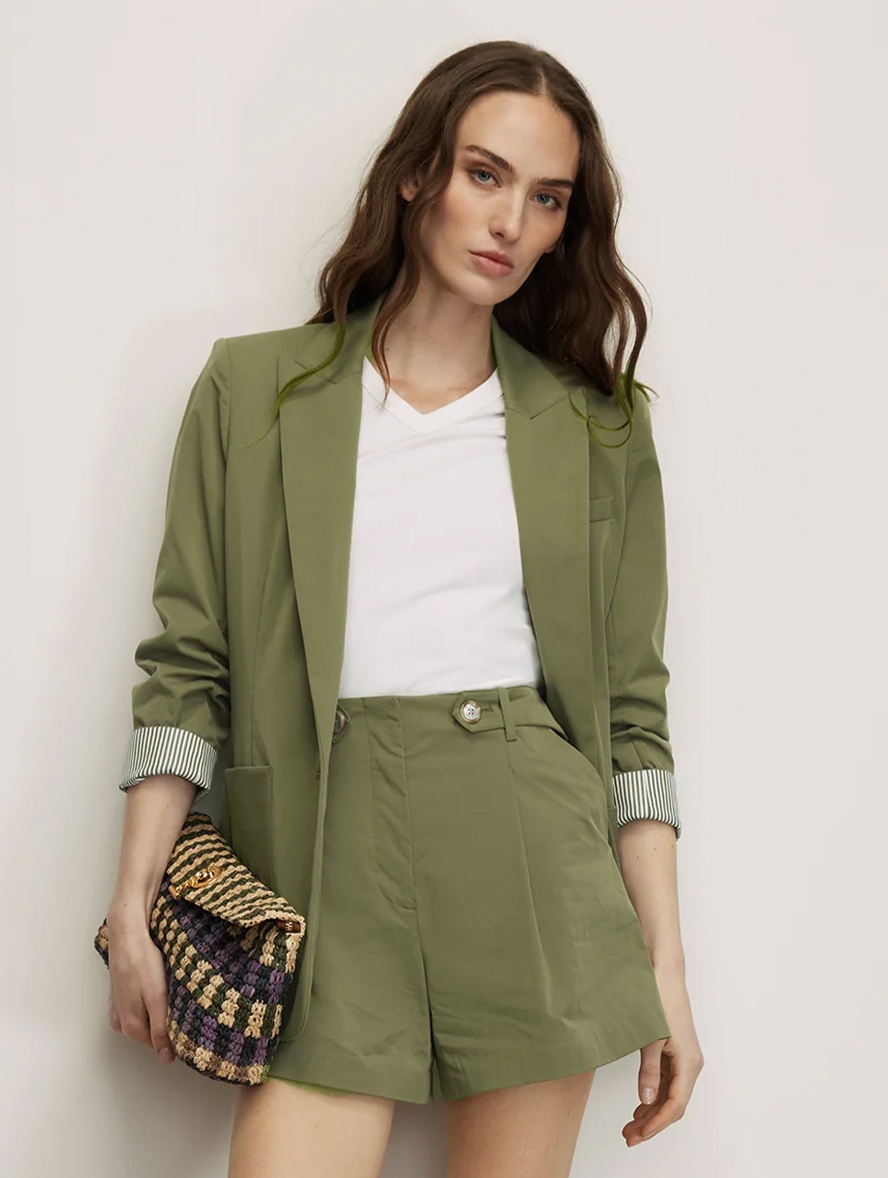McAllin Dickey Jacket in Stone Army